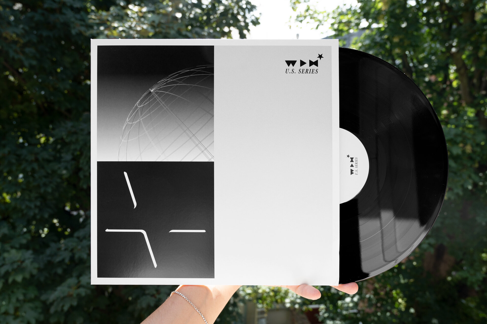 Vinyl sleeve design for We Play House - U.S. Series